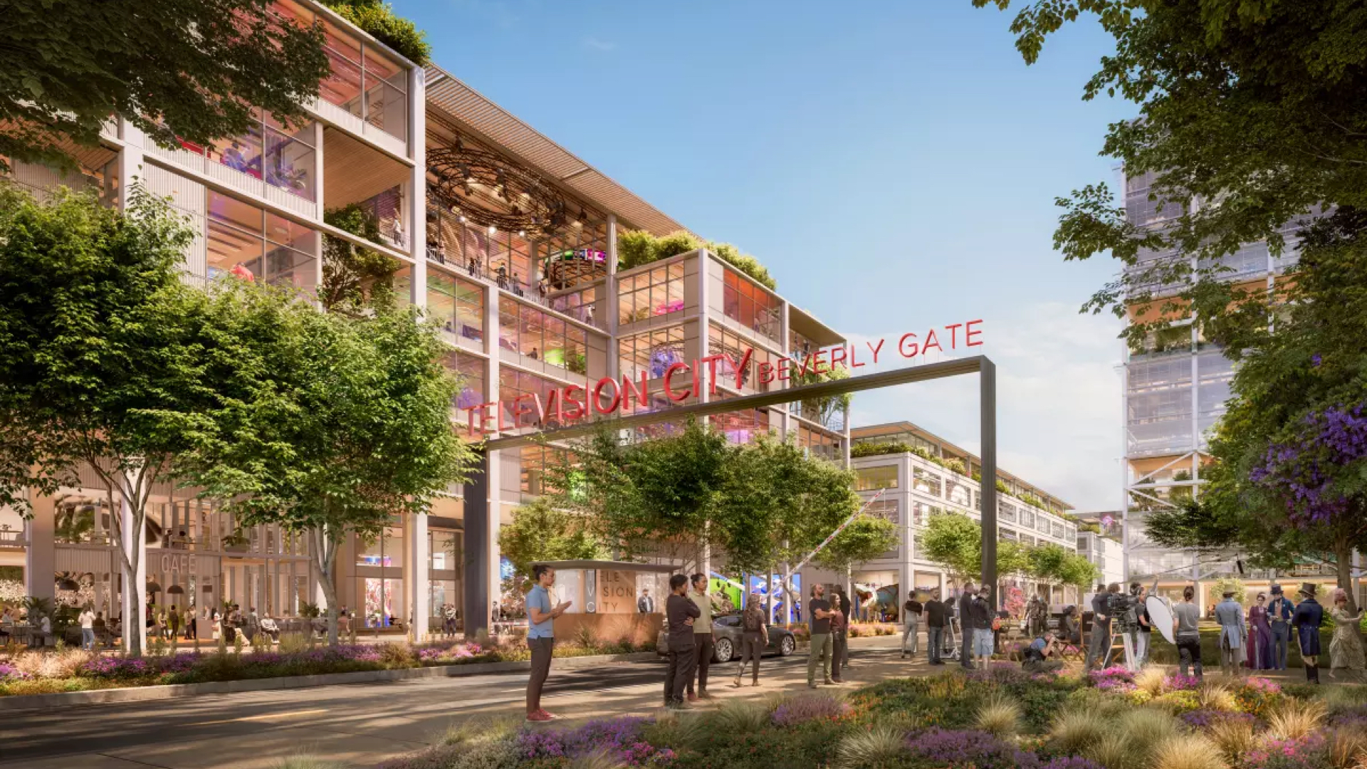 TVC Studios - Television City - Modernization Rendering - Beverly Gate Concept
