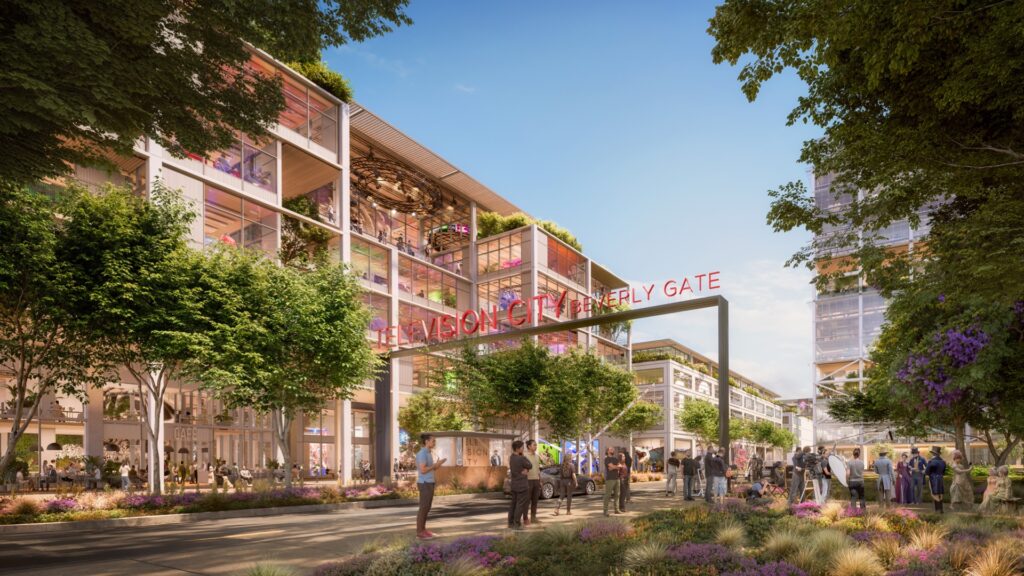 TVC Studios - Television City - Modernization Rendering - Beverly Gate Concept