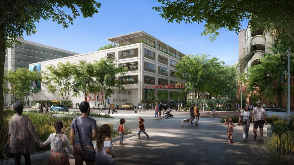 TVC Studios - Television City - Modernization Rendering - The Grove Drive Gate Concept